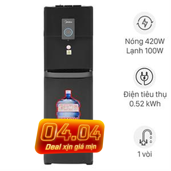 Cây nước nóng lạnh Midea YL2036S-B 520W
