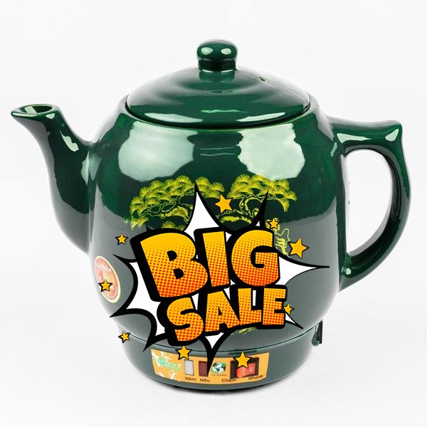 Siêu sắc thuốc điện Seika 3.2 lít SKS 327 Xanh