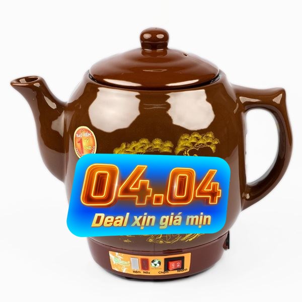 Siêu sắc thuốc điện Seika 3.2 lít SKS 329 Nâu