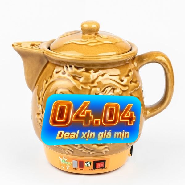 Siêu sắc thuốc điện Seika 3.2 lít SKS 368 Vàng