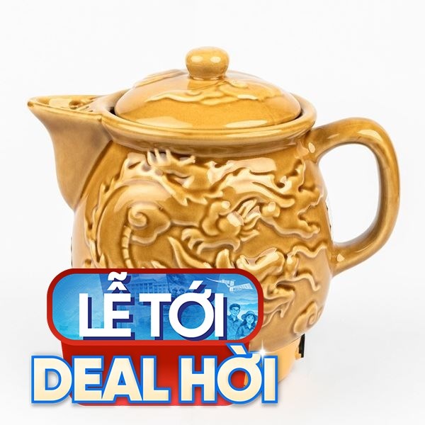 Siêu sắc thuốc điện Seika 3.2 lít SKS 368 Vàng