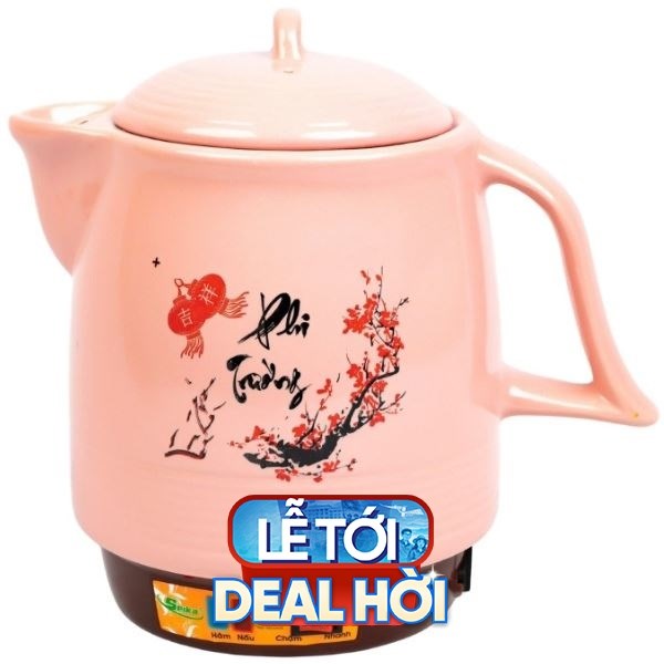 Siêu sắc thuốc điện Seika 3.3 lít SKS 373 Hồng