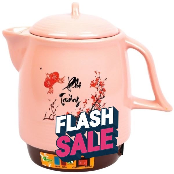 Siêu sắc thuốc điện Seika 3.3 lít SKS 373 Hồng