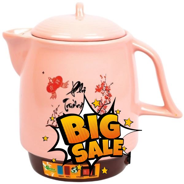 Siêu sắc thuốc điện Seika 3.3 lít SKS 373 Hồng