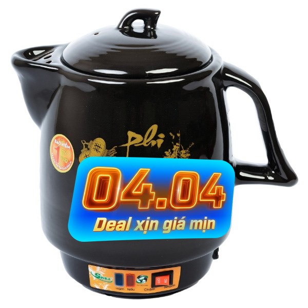 Siêu sắc thuốc điện Seika 3.3 lít SKS 377 Đen