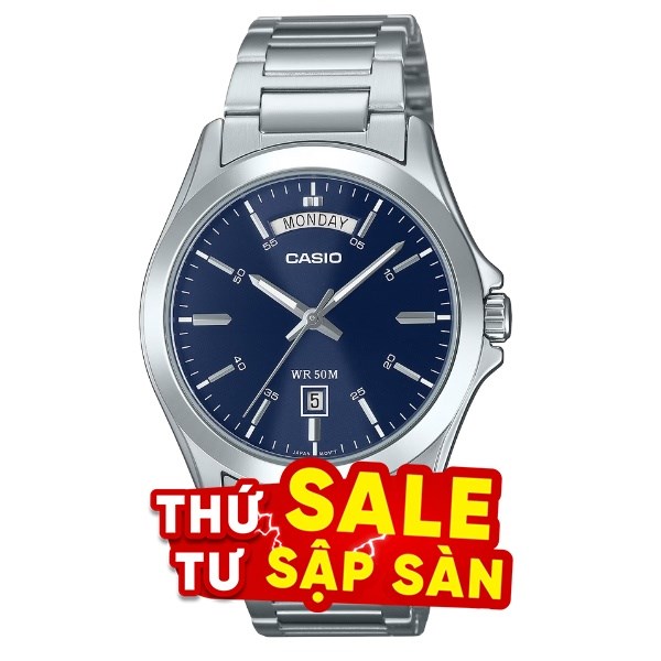 CASIO 39.8 mm Nam MTP-1370D-2A2VDF