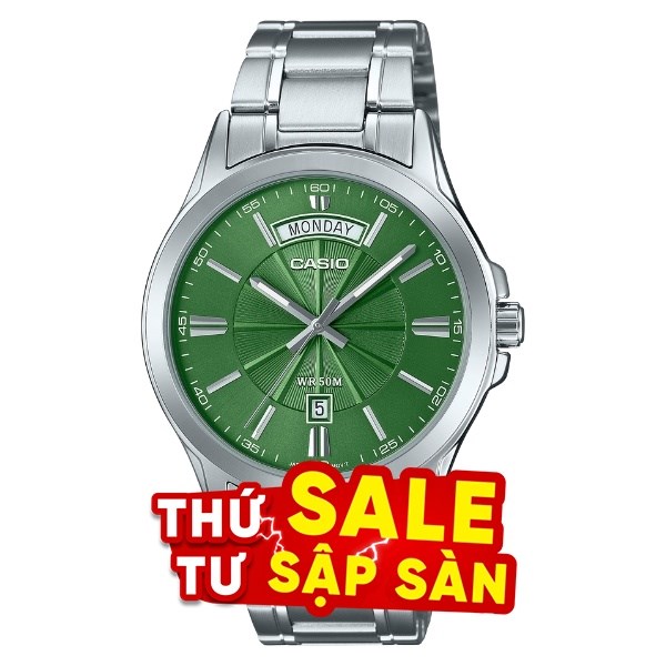 CASIO 39.9 mm Nam MTP-1381D-3AVDF