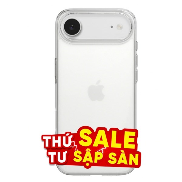 Ốp lưng iPhone Air PC TPU MIPOW Tempered Glass PS17A-CR