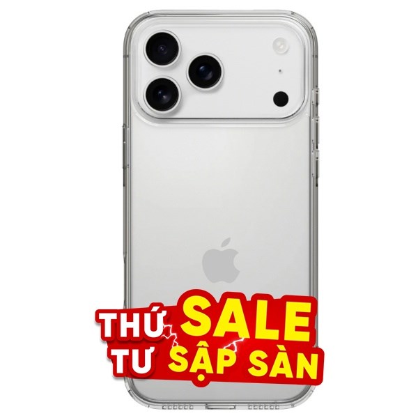 Ốp lưng iPhone 17 Pro PC TPU MIPOW Tempered Glass PS17C-CR