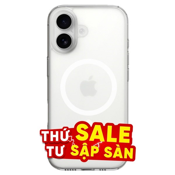 Ốp lưng MagSafe iPhone 17 PC TPU MIPOW Tempered Glass MGC17B-CR