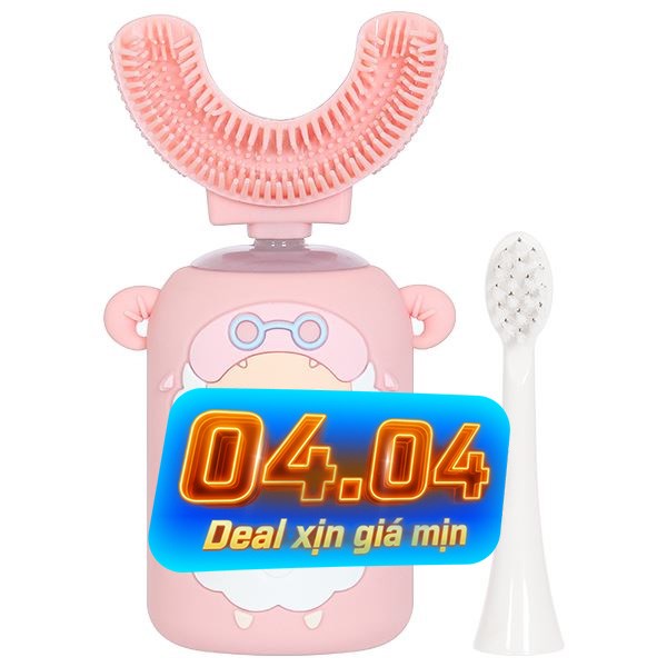 Bàn chải điện trẻ em Magic Kid-01 - Hồng