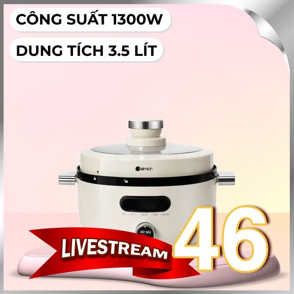 Nồi áp suất điện Elmich 3.5 lít PCE-8576