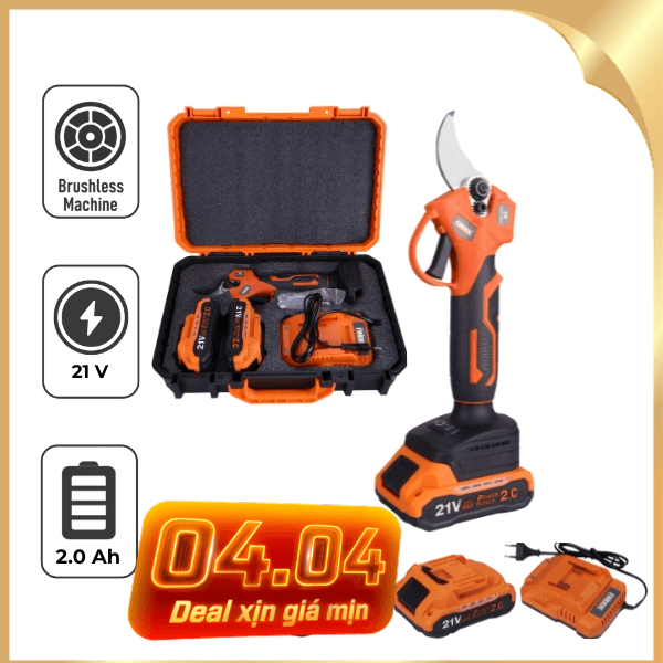 Máy tỉa cây dùng pin Finder 21V FD10362126