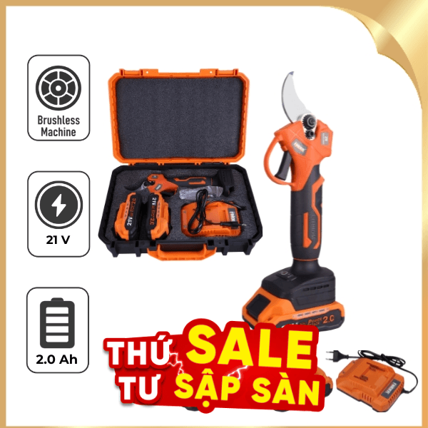 Máy tỉa cây dùng pin Finder 21V FD10362126