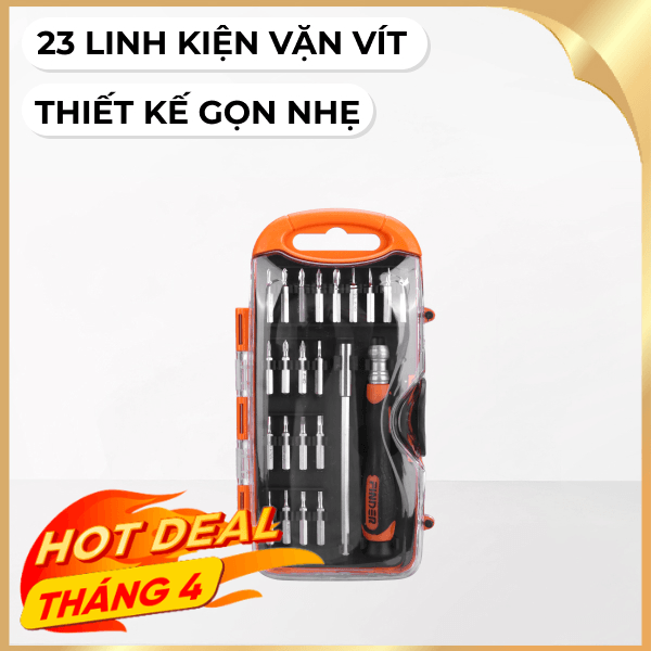 Bộ vặn vít 23 món Finder 193225