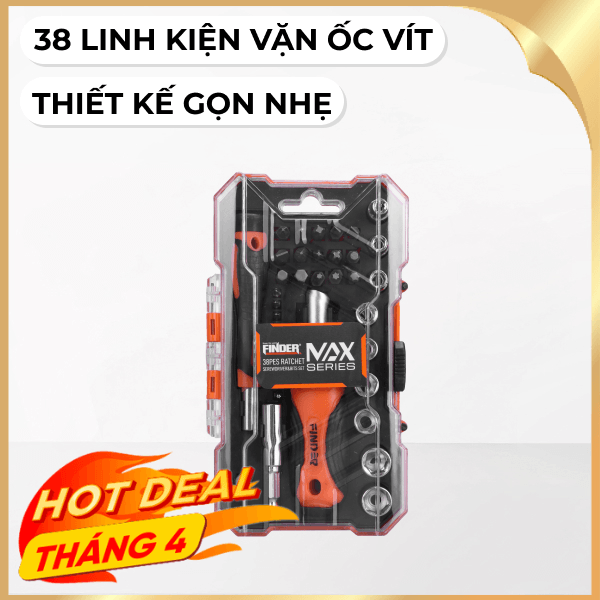 Bộ vặn vít 38 món Finder 193235