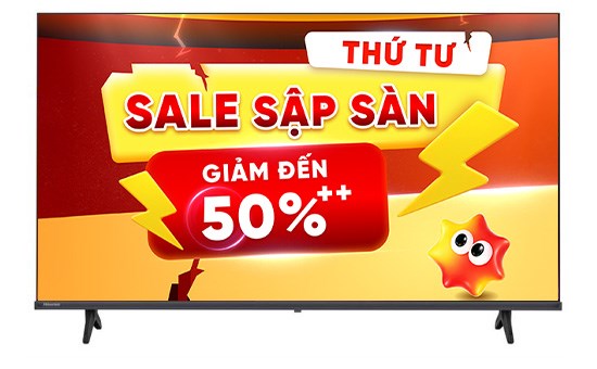 Smart Tivi Hisense FHD 40 inch 40A4Q