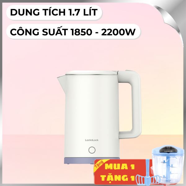 Bình đun siêu tốc Lock&Lock 1.7 lít EJK728IVY