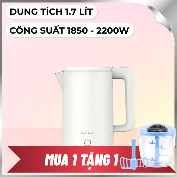 Bình đun siêu tốc Lock&Lock 1.7 lít EJK728IVY