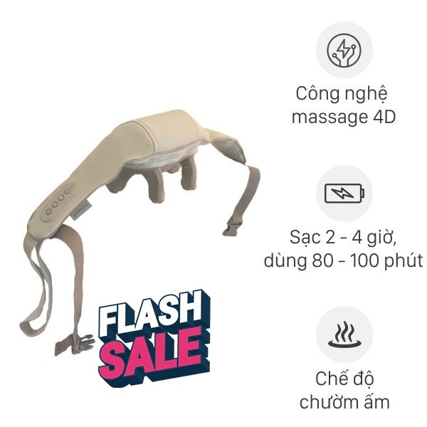 Máy massage cổ vai gáy Poongsan N18-BR