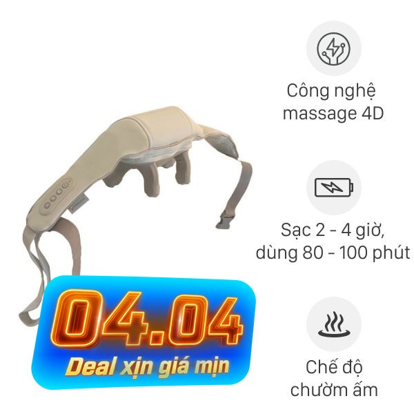 Máy massage cổ vai gáy Poongsan N18-BR