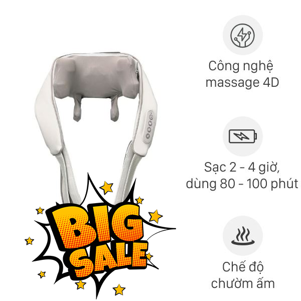 Máy massage cổ vai gáy Poongsan N18-GR