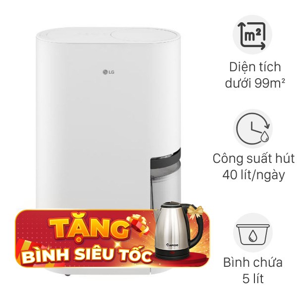 Máy hút ẩm LG Dual Inverter DD23GMWE1.ABAE 402W
