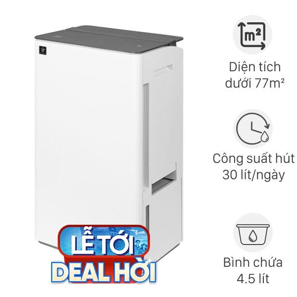 Máy hút ẩm Sharp DW-T30HV-W 325W