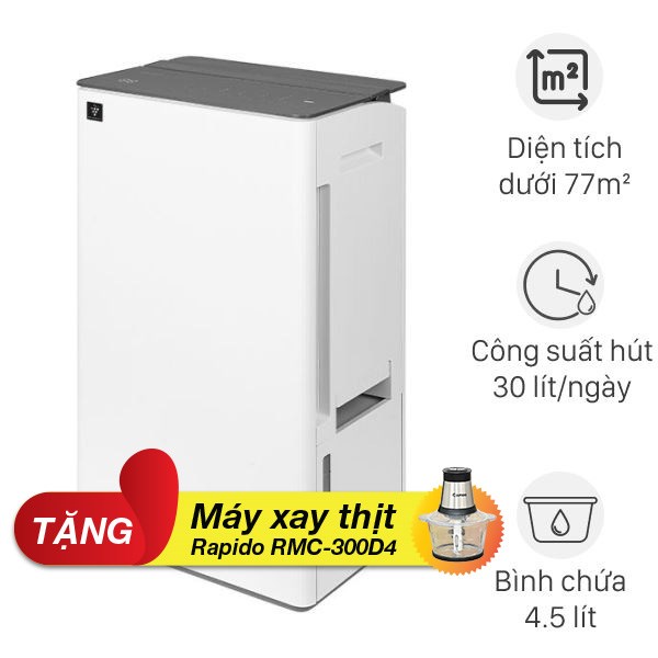 Máy hút ẩm Sharp DW-T30HV-W 325W