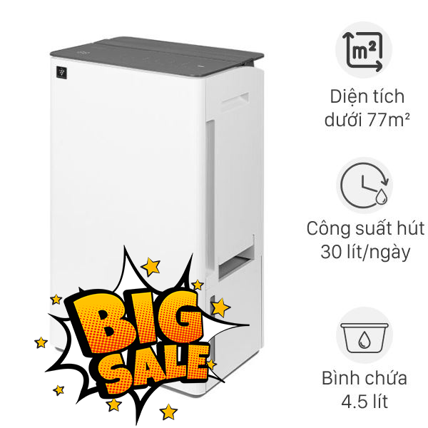 Máy hút ẩm Sharp DW-T30HV-W 325W
