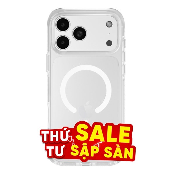 Ốp lưng MagSafe iPhone 17 Pro PC TPU TPE UNIQ COMBAT