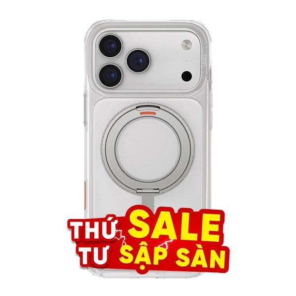 Ốp lưng MagSafe iPhone 17 Pro Max PC TPU ALU UNIQ SWIVIX