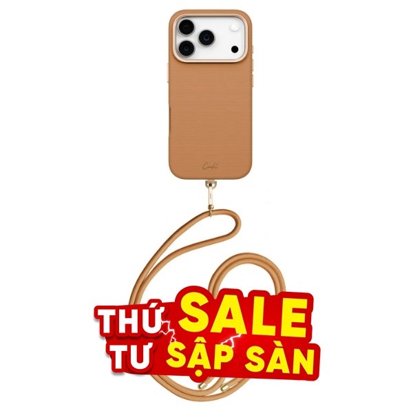 Ốp lưng MagSafe iPhone 17 Pro Max PU ALU UNIQ MIRELLE