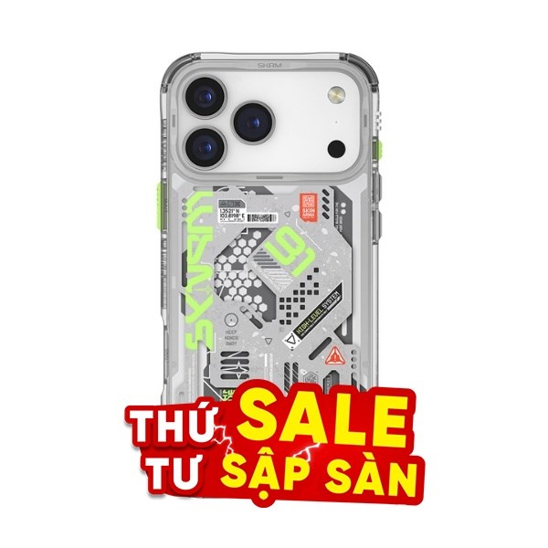 Ốp lưng MagSafe iPhone 17 Pro Max PC TPU SKINARMA SPECTRA
