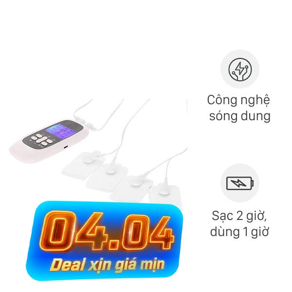 Máy massage xung điện 4 miếng dán Kachi MK46