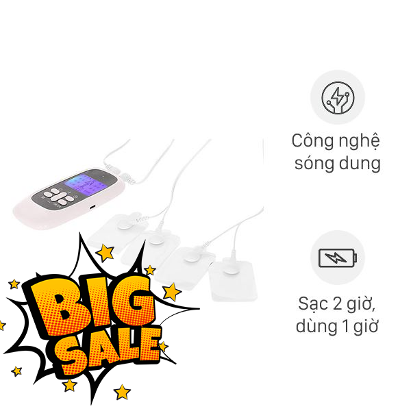 Máy massage xung điện 4 miếng dán Kachi MK46