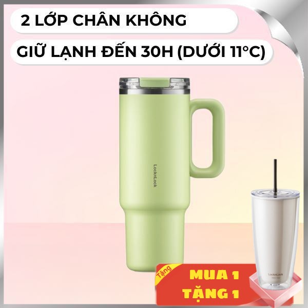 Bình giữ nhiệt nóng lạnh Inox 1200 ml Lock&Lock LHC4398LGRN