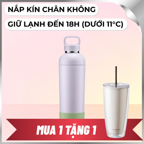 Bình giữ nhiệt nóng lạnh Inox 700 ml Lock&Lock LHC4400LVOL