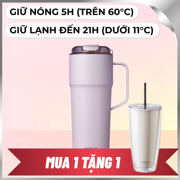 Bình giữ nhiệt nóng lạnh Inox 750 ml Lock&Lock LHC4418LVOL