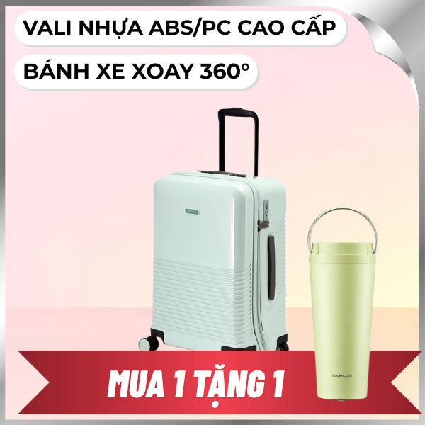 Vali kéo Lock&Lock LTZ902MIT 24 inch Xanh Bạc Hà