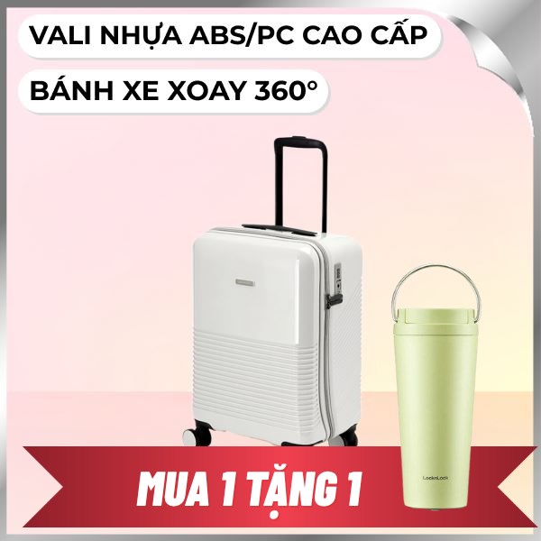 Vali kéo Lock&Lock LTZ901WHT 20 inch Trắng