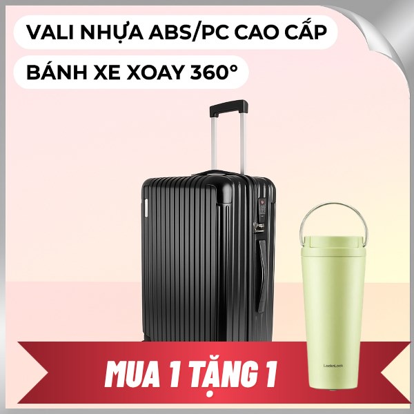 Vali kéo Lock&Lock LTZ618BLK 24 inch Đen