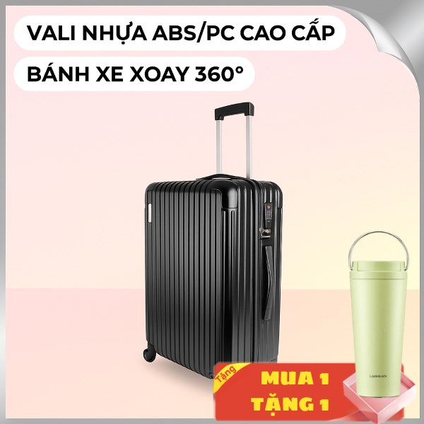 Vali kéo Lock&Lock LTZ618BLK 24 inch Đen