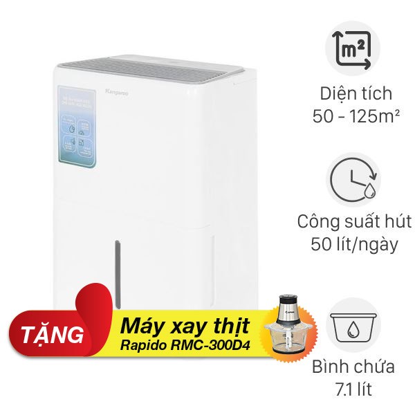 Máy hút ẩm Kangaroo KGDH50G 840W