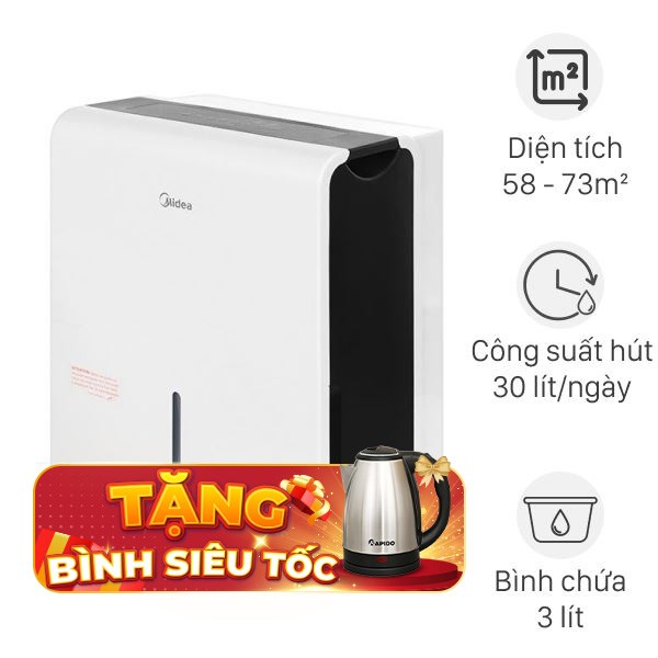 Máy hút ẩm Midea MDDP-30DEN7 550W