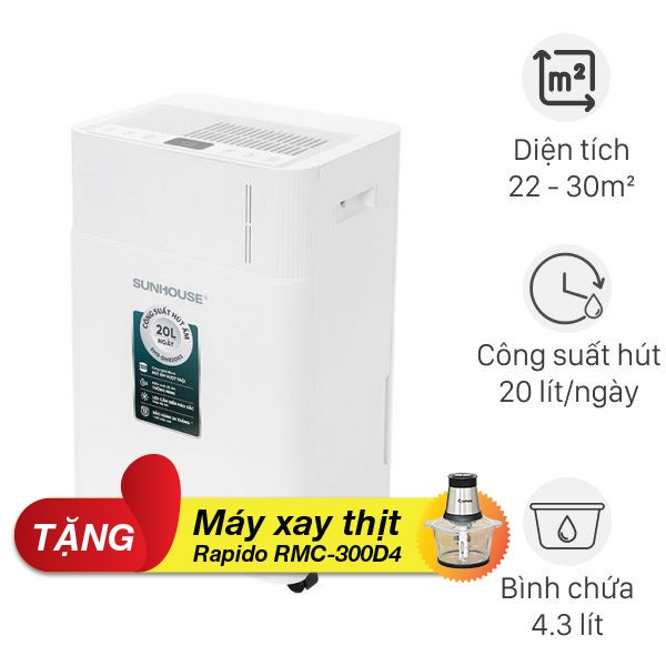Máy hút ẩm Sunhouse SHD-DHB2003 330W