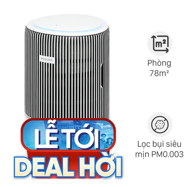 Máy lọc không khí tạo ẩm Philips AC3420/10 43W