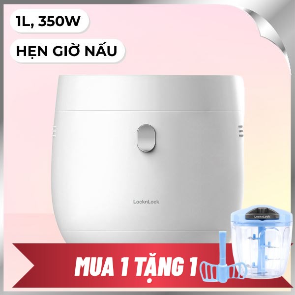 Nồi cơm điện tử Lock&Lock 1 lít EJR376WHT