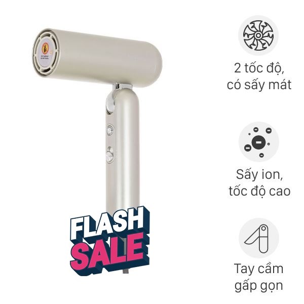 Máy sấy tóc và tạo kiểu đa năng tốc độ cao Dreame AHD51 Titanium Gold