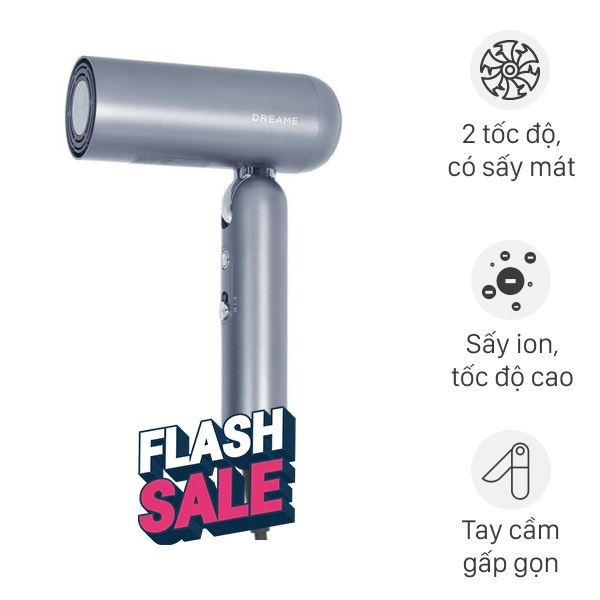 Máy sấy tóc và tạo kiểu đa năng Dreame Pocket Uni AHD54 Space Gray
